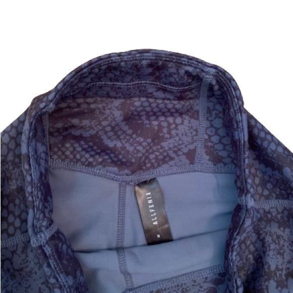 All Fenix Anthropologie 7/8 Navy Snake Leggings - M - Picture 5 of 9